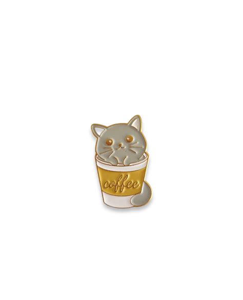 Pin Gato Gris Oh My Pins