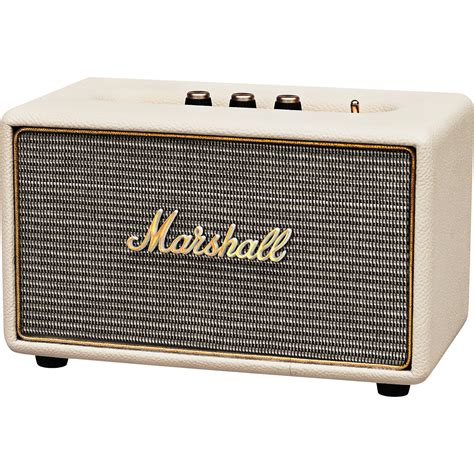 The acton ii voice has marshall's charming aesthetic, but sonically it's a merely average speaker. Marshall Acton Bluetooth Speaker (Cream) 4090987 B&H Photo ...