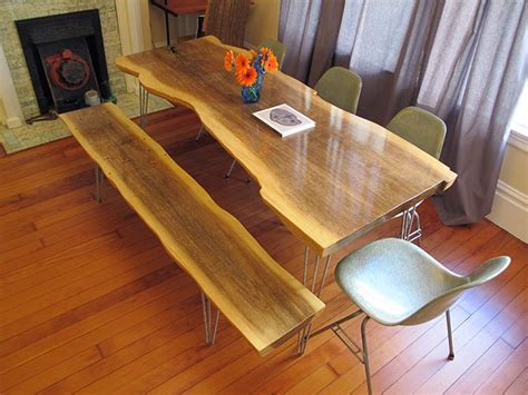 Whether you're using an exotic live edge board or inexpensive. Slab wood table made from plywood!!! I love the look of slab wood but this is a more affordable ...