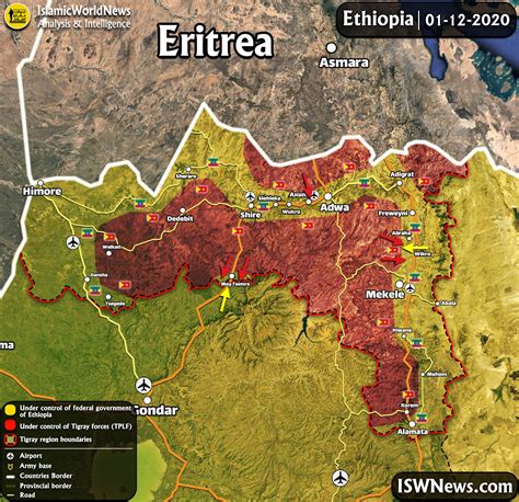 Latest Updates On Ethiopia December Map Update Islamic