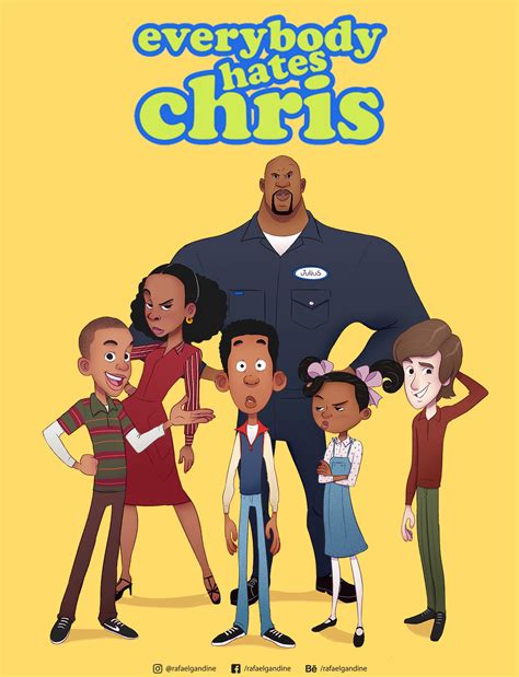 Artstation Everybody Hates Chris Character Design