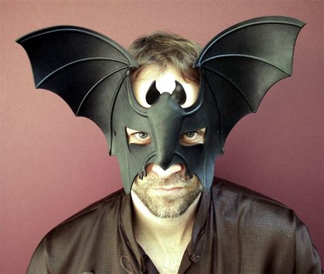 Bat Mask In Black Leather Etsy