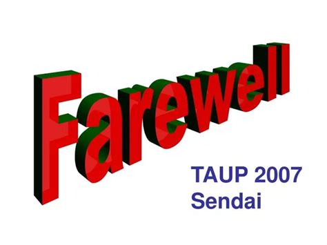 Ppt Farewell Powerpoint Presentation Free Download Id5410101