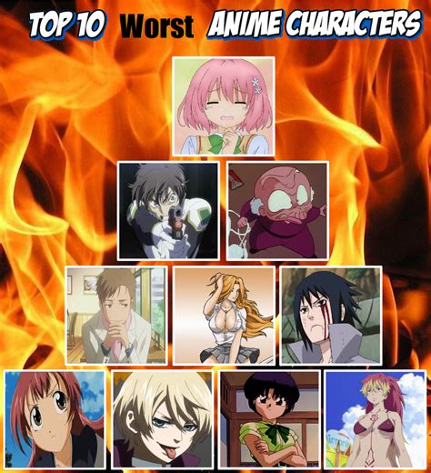 New Meme Top 10 Worst Anime Characters By Ryogaokumura On Deviantart