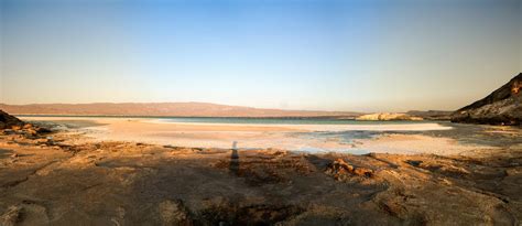 Baie De Lac De Sel De Cratère Assal Djibouti Image Stock Image Du Lowest Lagune 93422335