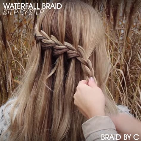 Waterfall Braid Step By Step Braidbyc Bangstyle House Of Hair Inspiration