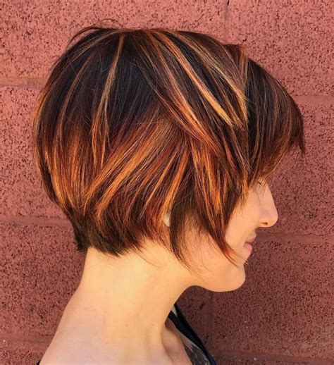 30 Short Black Hair With Copper Highlights Fashionblog
