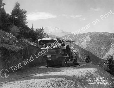 1910 Pikes Peak And Cog Road From Inspiration Point Etsy Shorpy