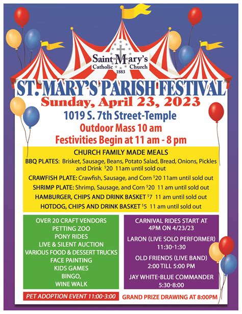 Parish Festival - St. Mary's Catholic Church