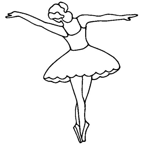Desenho De Bailarina Linda Para Colorir Tudodesenhos