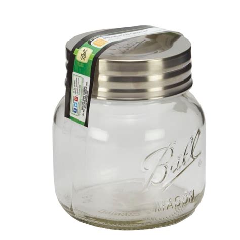 Ball Half Gallon Clear Super Wide Mouth Glass Canning Jar W Lid By