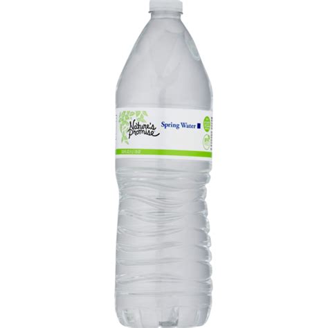 Natures Promise Spring Water Bottle 338 Fl Oz Instacart