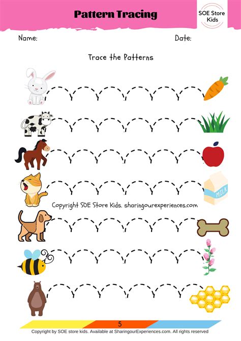 Pre Writing Worksheets Pdf Preschoolers 3 Year Olds Downloadable Free