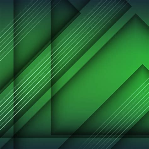 Abstract Modern Green Geometric Background Design Premium Vector