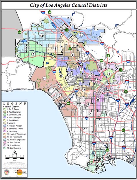 Filemap Of La City Council Districtspng Wikimedia Commons