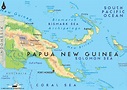 Road Map Of Papua New Guinea PNG Transparent Background, Free Download ...