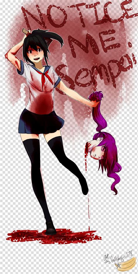 Yandere Simulator Game Drawing Character Toga Anime Transparent
