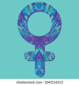 Female Sign Feminism Womens Empowerment Stock Vector Royalty Free