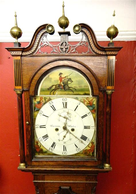 Antiques Atlas Oak 8 Day Grandfather Clock