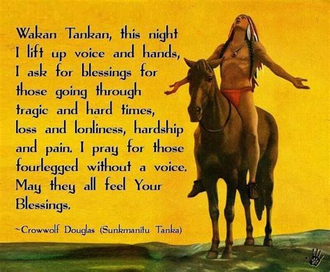 Wakan Tanka I Ask For Your Blessing For All Native American Prayers