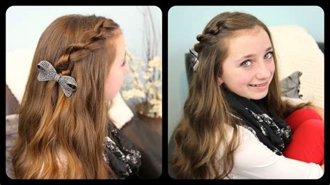 The Knotted Pullback Cute Girls Hairstyles Youtube