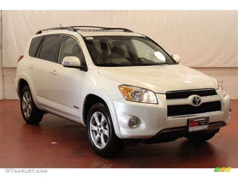 2009 Super White Toyota Rav4 Limited 4wd 68051768 Car