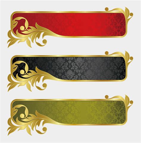 Download 90,000+ royalty free gold ribbon vector images. Decorative Gold Material Vector Banner Ribbon Clipart - Gold Banner Ribbon Png Vector, Cliparts ...