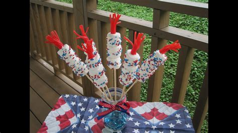 4th Of July Edible Marshmallow Sparklers How To Make Easy