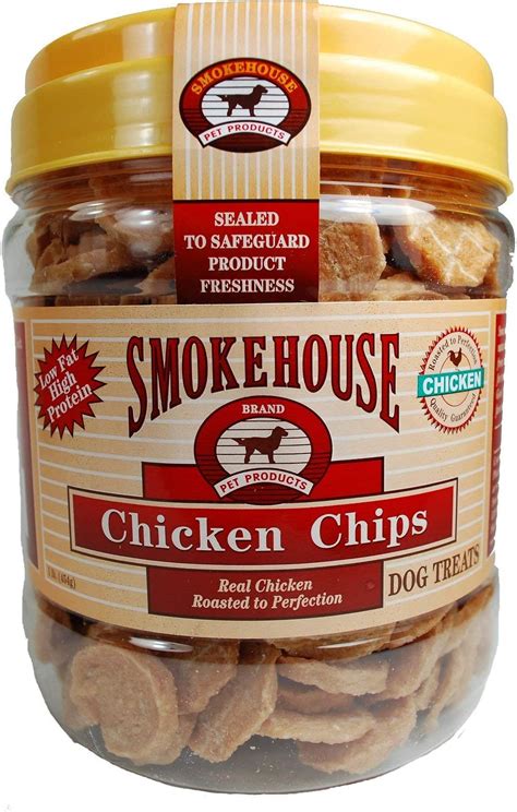 Buy Smokehouse Chicken Chips Dog Treats 1 Pound 12 Pack Online At