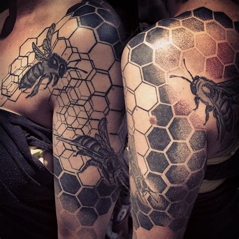 Honeycomb Tattoos Designs Ideas And Meaning Tattoos For You