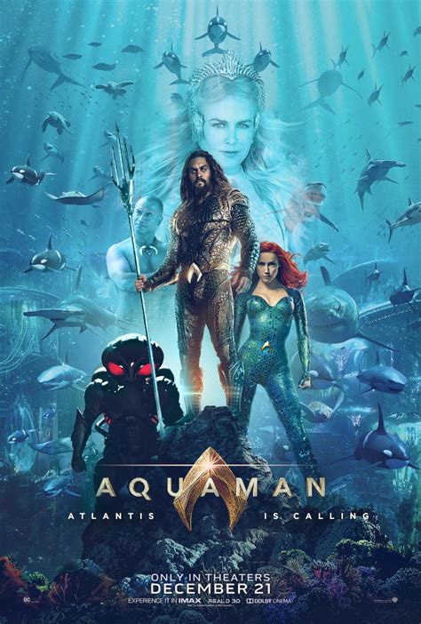 Fan Made Updated My Fan Made Aquaman Poster To Include A Few More