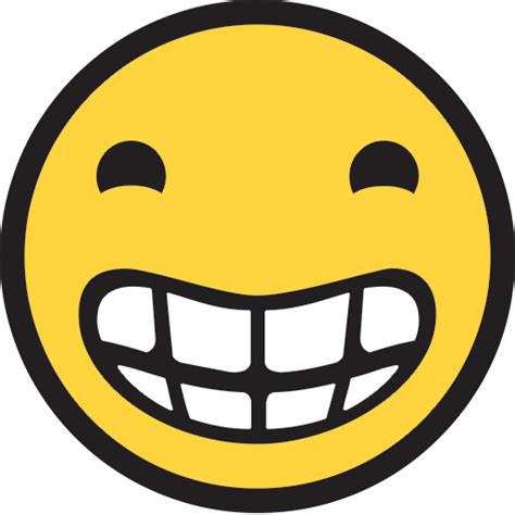 Grinning Face With Smiling Eyes Emoji Clipart Free Download Images