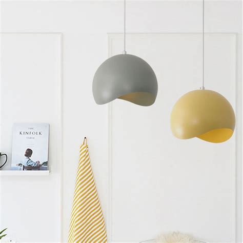 Lukloy Nordic Colourful Pendant Light Modern Pendant Lamp Hang Light