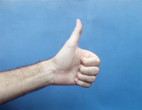 Image Of Male Hand Giving Thumbs Up Sign Freebiephotography