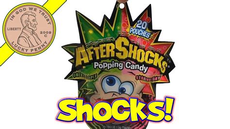 After Shocks Green Apple And Strawberry Popping Candy Pouches Youtube