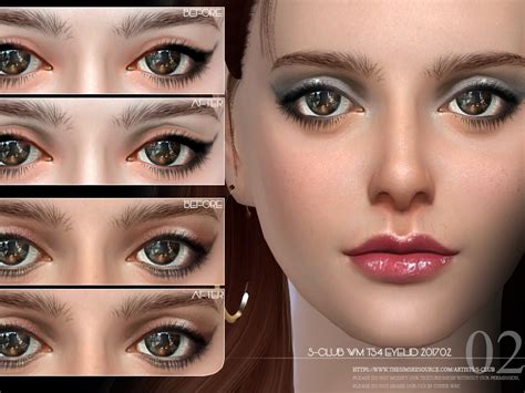 The Sims Resource S Club Wm Ts4 Skin Detail Eyelid 201702