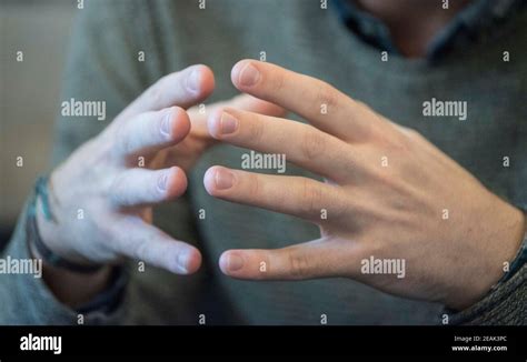 Hand Gestures In Body Language Stock Photo Alamy