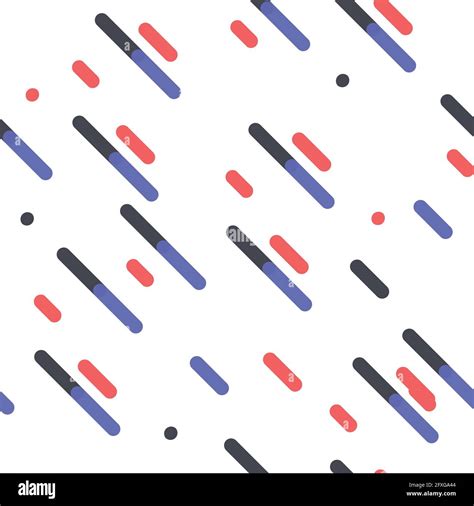 Vector Seamless Parallel Diagonal Red Blue Grey Overlapping Color Lines