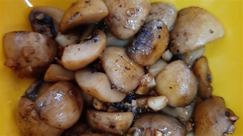 Garlic Mushrooms Fry Making In Telugu Quick Starter Recipe In Telugu