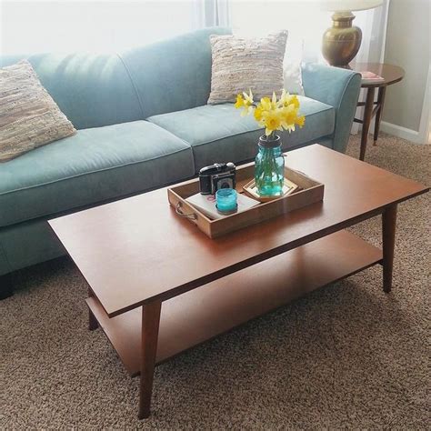 Amherst Mid Century Modern Coffee Table Brown Project 62 Mid