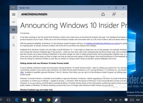 Galerie Windows 10 Insider Preview Build 10525 Deskmodderde