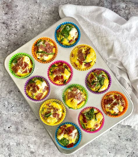 Turkey Bacon Spinach Egg Cups Dak S Spices Recipes