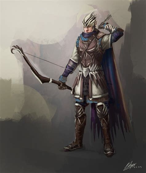 Elf Archer By Kailyze On Deviantart Ranger Dark