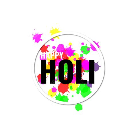 Holi Color Splash Vector Design Images Happy Holi With Splash Point