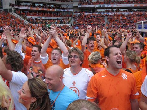 Dutch Soccer Fans Editorial Photography Image Of Netherlands 14965902