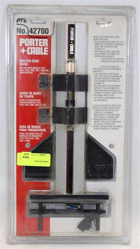 Add extra accuracy to your router with a porter cable edge guide. PORTER CABLE ROUTER EDGE GUIDE