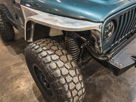 Aluminum Highline Front Fenders 4 Flare For Jeep Tj Lj Motobilt