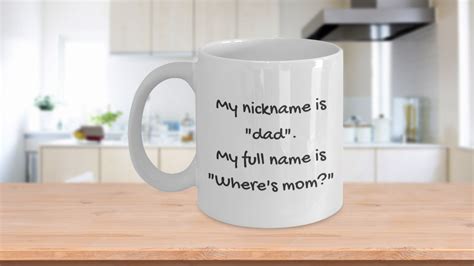 Nickname Is Dad Coffee Mug