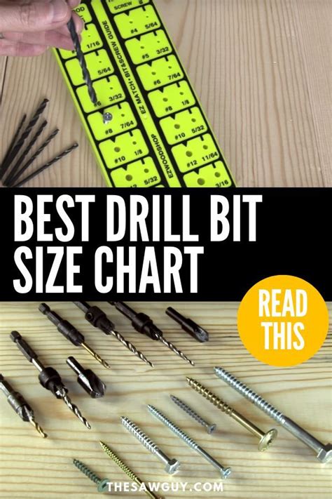 The Best Drill Bit Size Chart