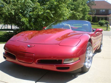 2000 C5 Magnetic Red Convertible Corvette Scott A Free Shipping